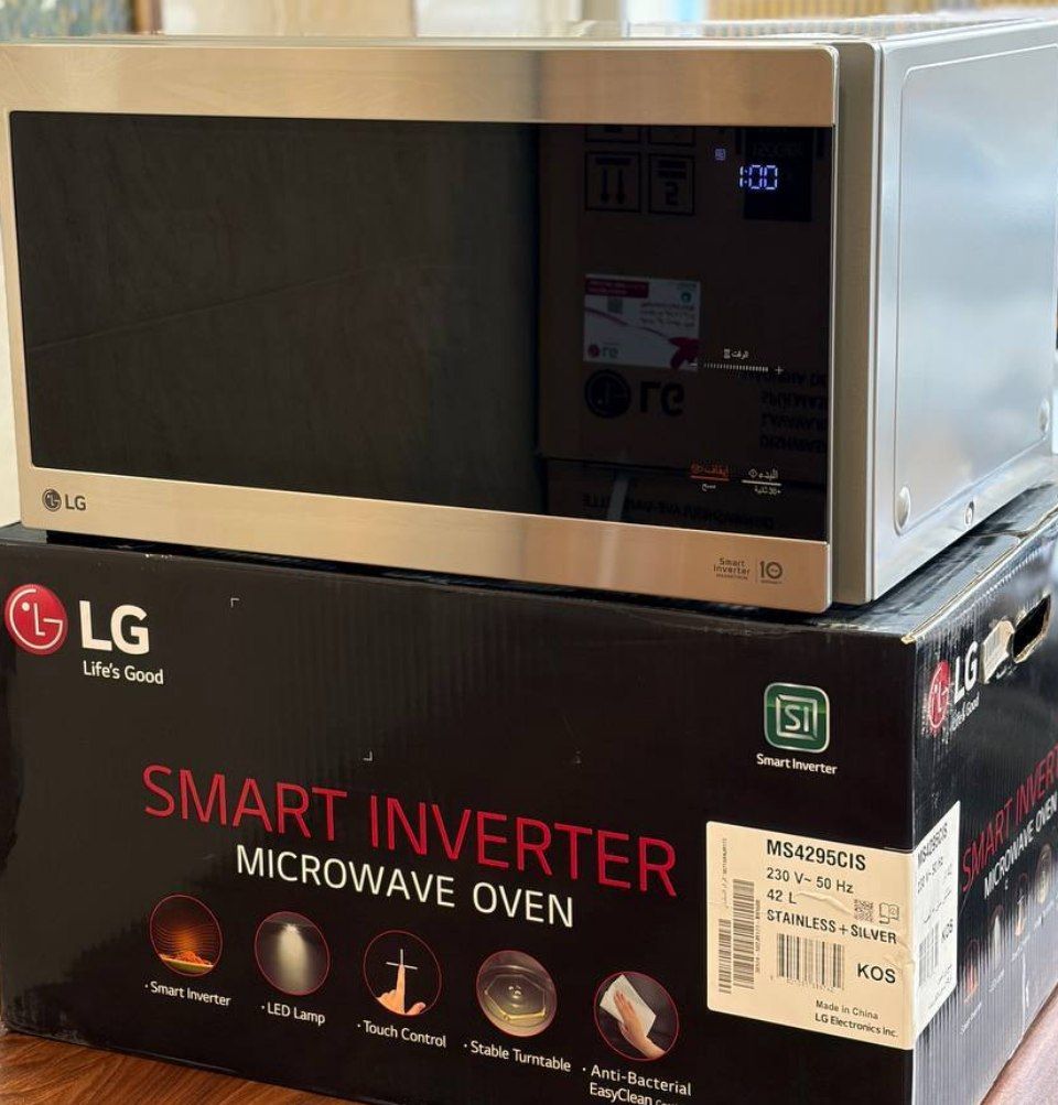 مایکروویو ال جی|LG مدل MS4295CIS  ظرفیت 42 لیتر با اینورتر هوشمند