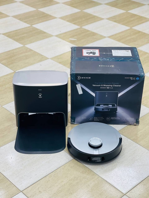 جارو رباتيك اكووكس|ECOVACSمدل (X1 PLAS)مجهز به سیستم طی کشی