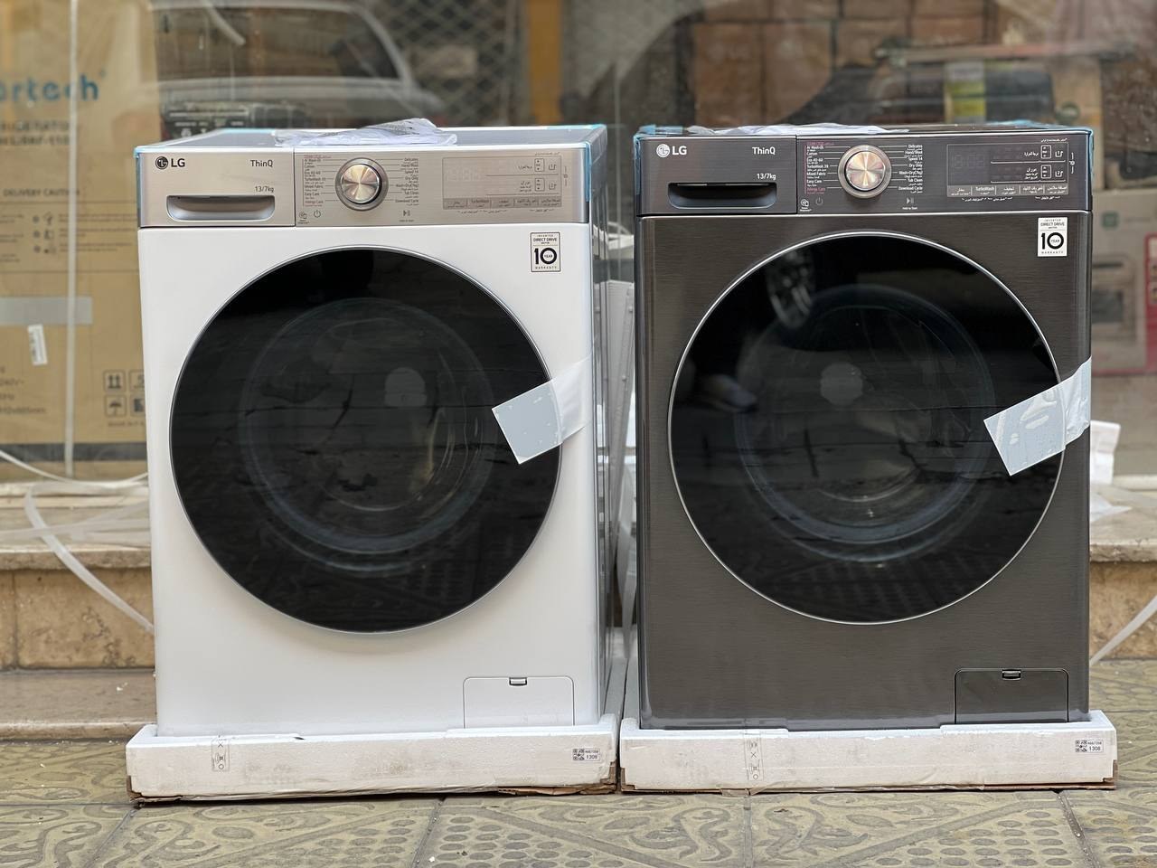 ماشین لباسشویی ال جی|LG مدل WDR1307BWP ظرفیت ۱۳ کیلوگرم خشک کن دار