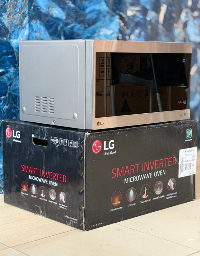 مایکروویو ال جی|LG مدل MS4295CIS ظرفیت 42 لیتر با اینورتر هوشمند