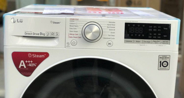 ماشین لباسشویی ال جی|LG مدل F4V5VYP0W | F4V5VYP2T با ظرفیت 9 کیلوگرم|تاج شاپینگ