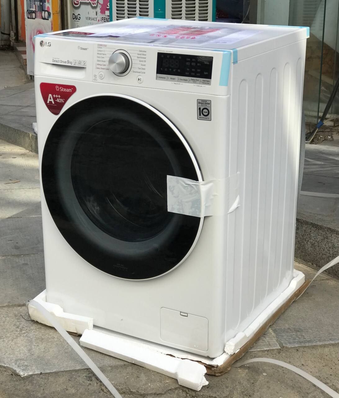 ماشین لباسشویی ال جی|LG مدل F4V5VYP0W | F4V5VYP2T با ظرفیت 9 کیلوگرم|تاج شاپینگ